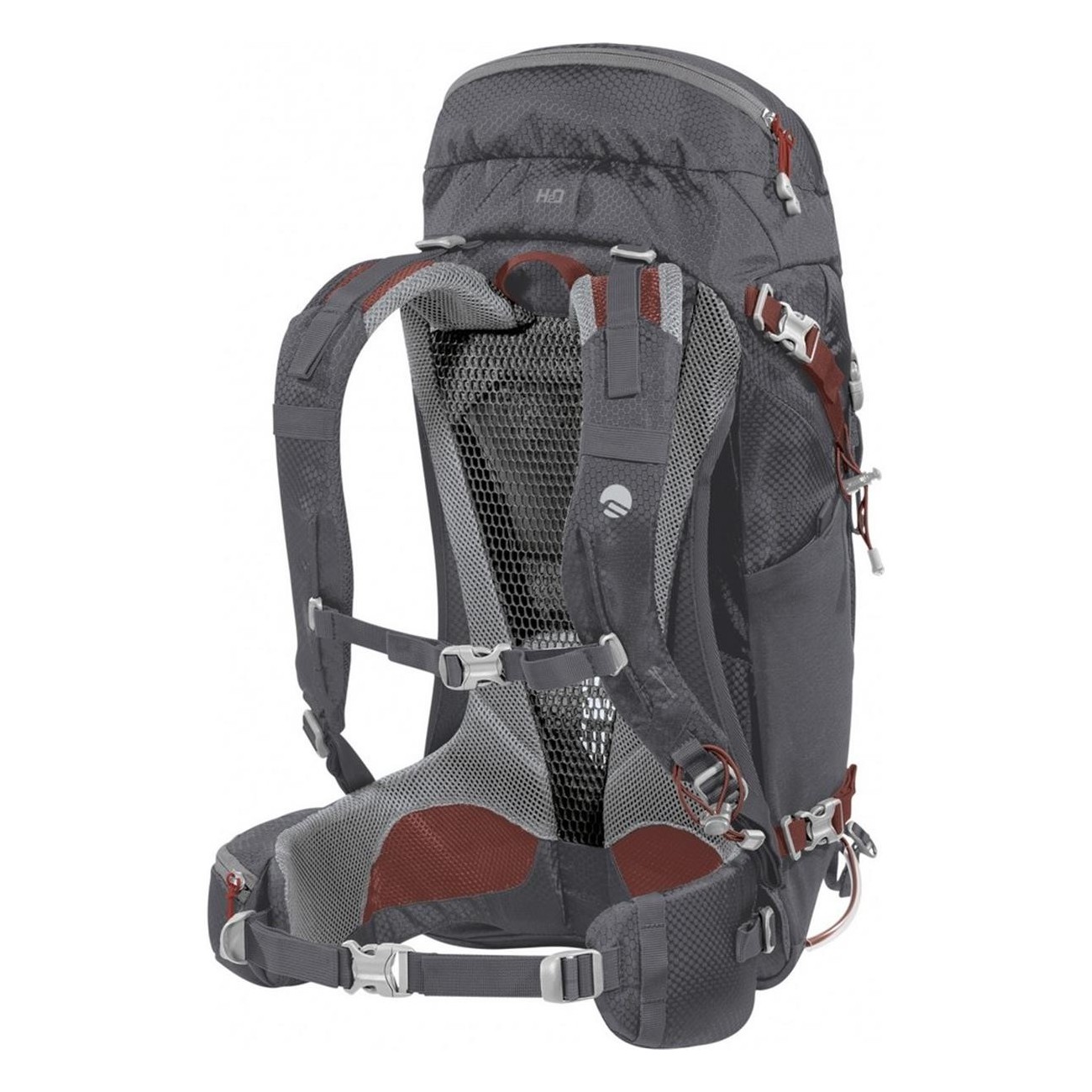 Mochila Finisterre 28L Gris Oscuro para Trekking con Funda - 2