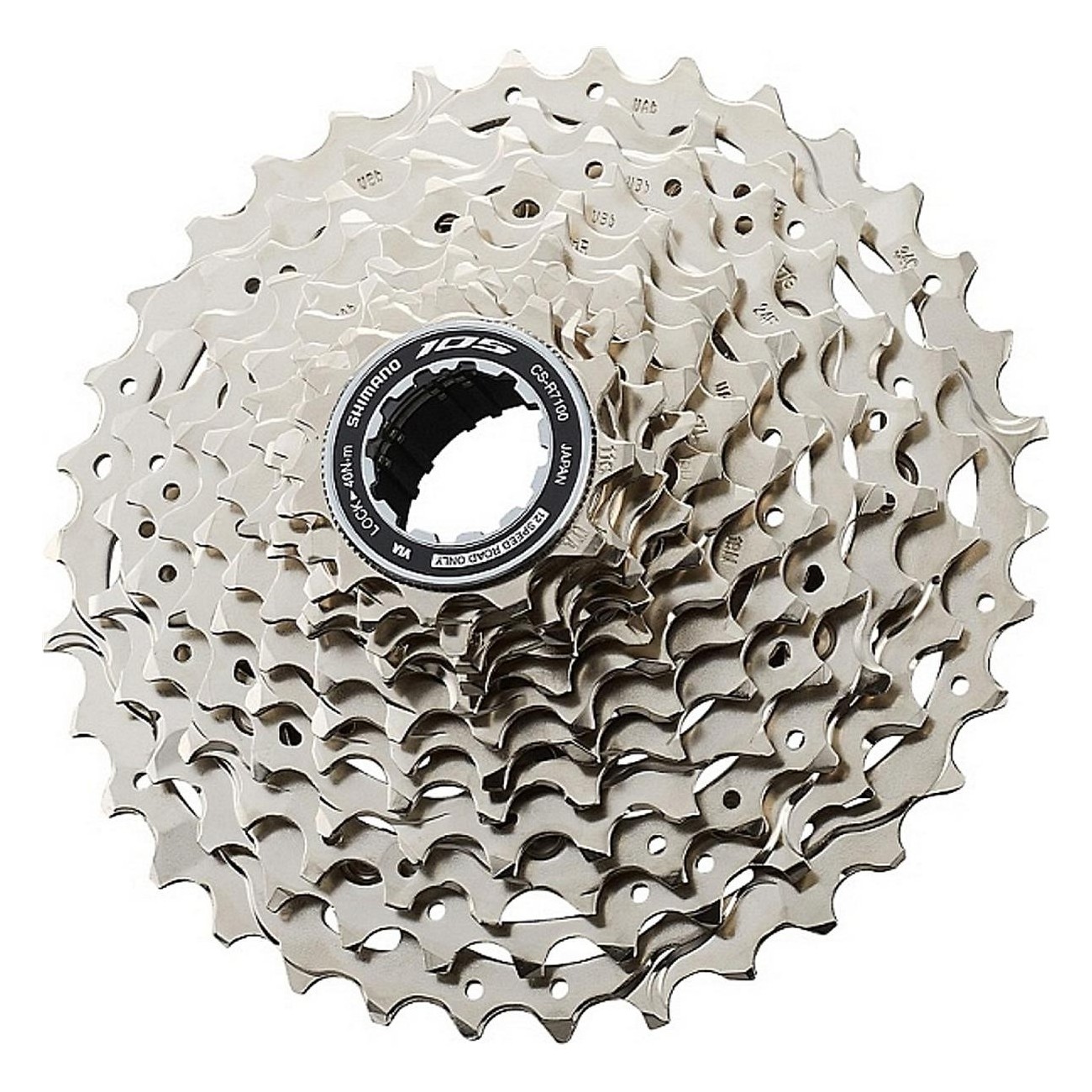 Cassetta Pignoni Shimano 12V CS-R7100 11-34D per Bici da Strada - 2 - Cassette - 4550170822668