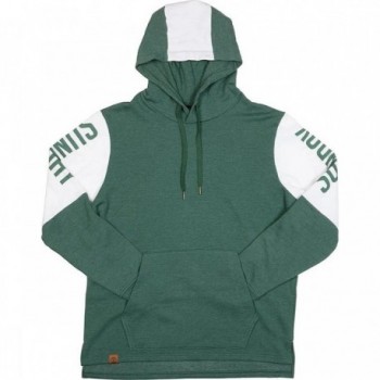 Sudadera con Capucha Sunday Crevice Verde y Blanco - Talla S, Estilo Casual - 2