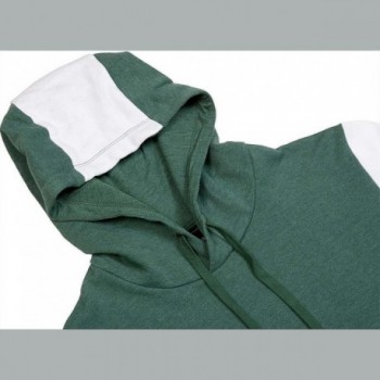 Sudadera con Capucha Sunday Crevice Verde y Blanco - Talla S, Estilo Casual - 4