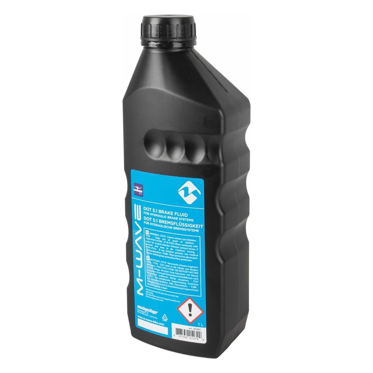 Liquide de Frein M-Wave DOT 5.1 pour Systèmes Hydraulique Vélo - 1L - 1