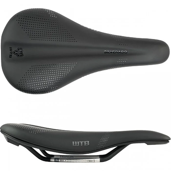 Silverado 265 Medium Saddle in Black Titanium with DNA Technology - 1