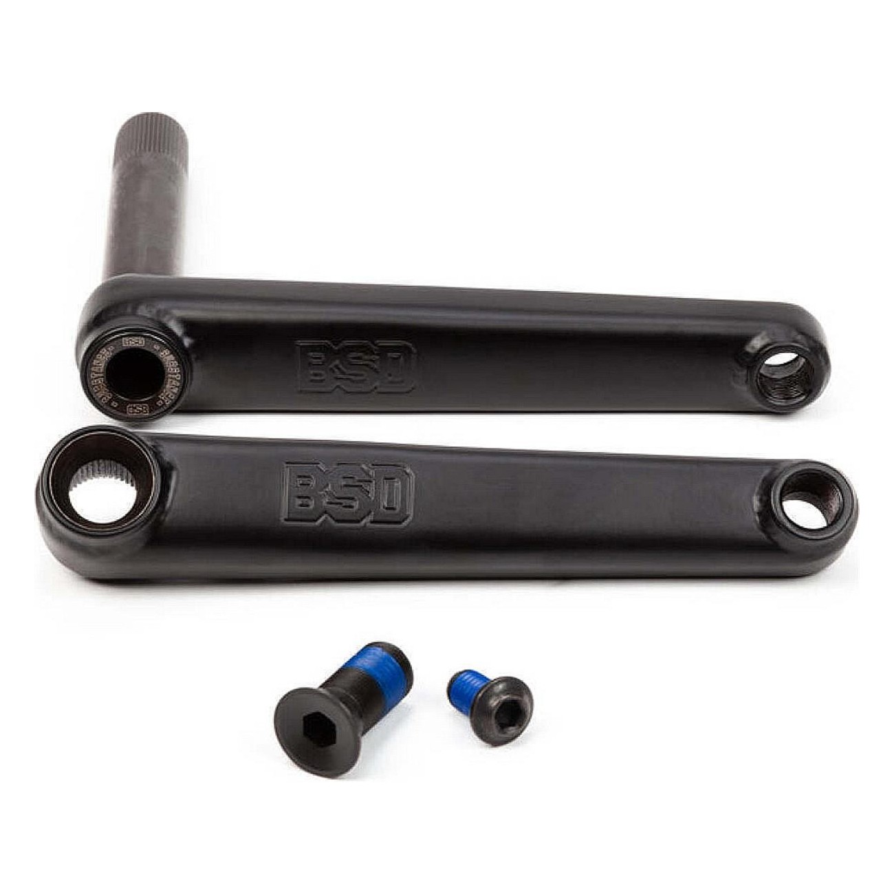 Manivela Substance 165mm Negra Plana en CrMo para Bicicletas - Confiable y Elegante - 1