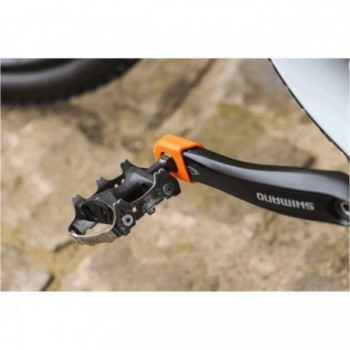 Protections de manivelle Crank Armor Orange pour Sram et Shimano - TPE - 2