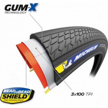 Faltbarer Michelin Power Adventure 700x36 TLR für Straße und Gelände - 4