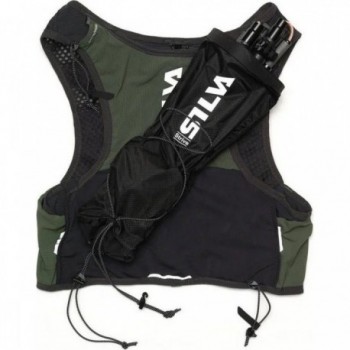 Gilet da Corsa Silva Strive 5 Verde XS - Leggero, Versatile e Traspirante con Capacità di 5 Litri - 10 - Attrezzatura trail runn