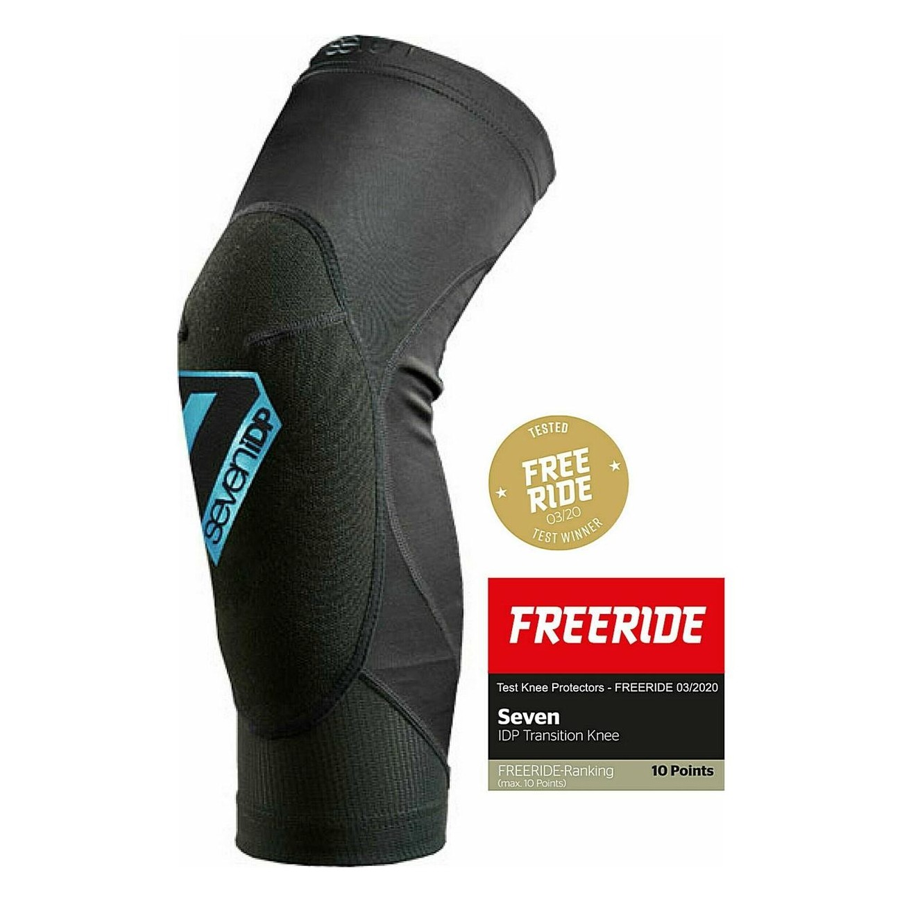 Transition Knee Brace Size L Black-Blue - Lightweight Comfort CE Certified - 1