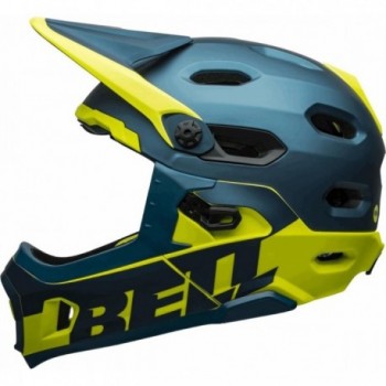 Super DH Full Face Helmet Blue/Yellow with MIPS Spherical Technology, Size 55-59 cm - 2