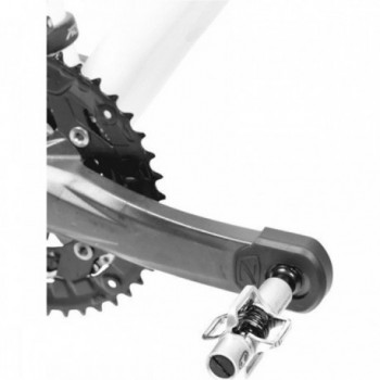 Crank Armor XL Pedalenschutz aus schwarzem Thermoplastik, kompatibel mit SRAM, Shimano und anderen - 2