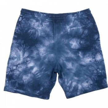 Kurze Jogginghose Blau Tie-Dye XL aus 100% Baumwolle mit Cornerstone-Logo - 2