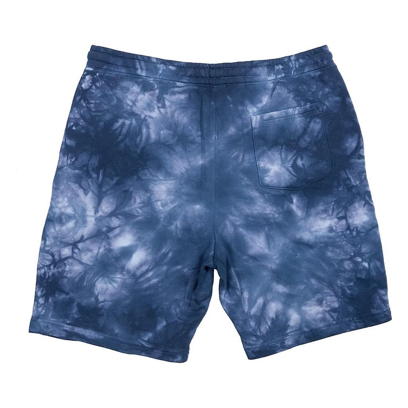 Kurze Jogginghose Blau Tie-Dye XL aus 100% Baumwolle mit Cornerstone-Logo - 2