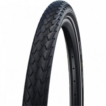 Pneu Schwalbe Marathon 700x25 Noir Antifuite Rigide avec ADDIX et Flanc Réfléchissant - 2