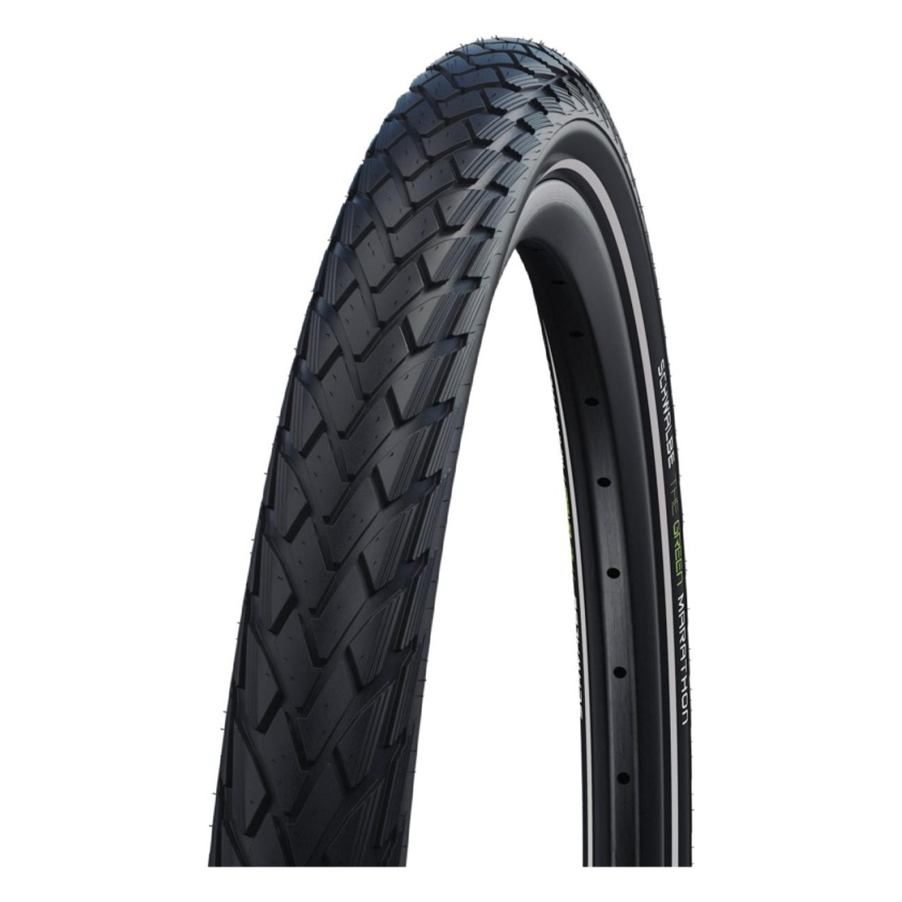 Pneu Schwalbe Marathon 700x25 Noir Antifuite Rigide avec ADDIX et Flanc Réfléchissant - 2