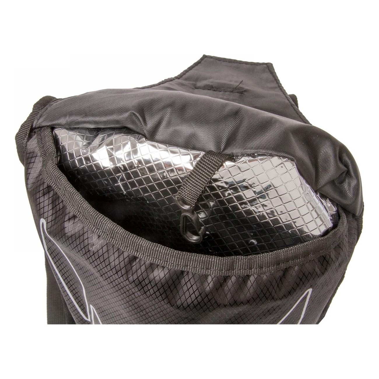 Mochila de Ciclismo M-Wave Maastricht H2O Reflectante Negro-Gris 4+2L - 2