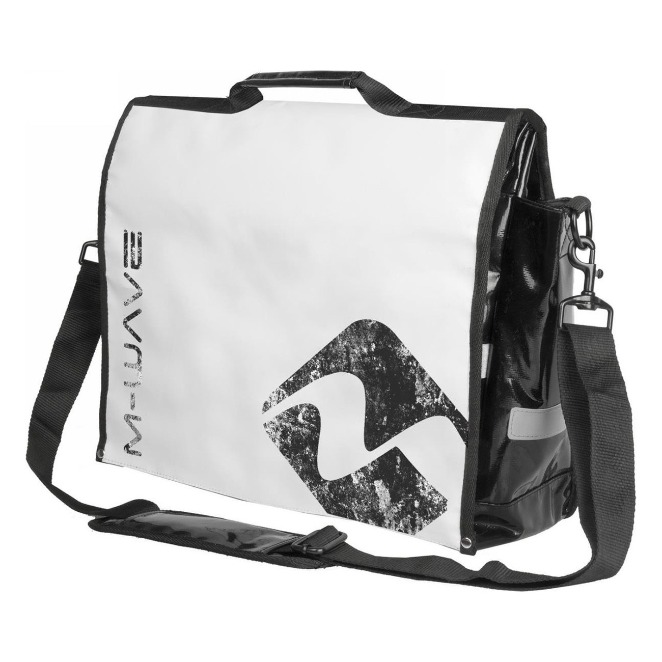 Borsa Messenger M-Wave Lockers Bay 25L con Portapacchi Regolabile e Strisce Riflettenti - 1 - Borse e bauletti - 0887539003999