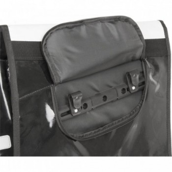 Borsa Messenger M-Wave Lockers Bay 25L con Portapacchi Regolabile e Strisce Riflettenti - 2 - Borse e bauletti - 0887539003999