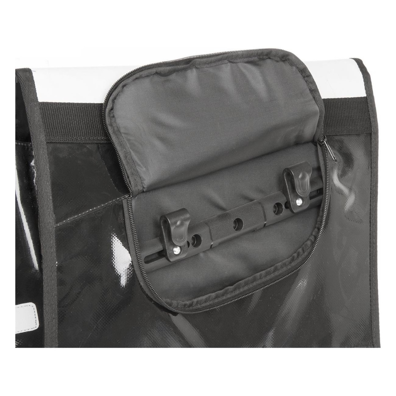 Borsa Messenger M-Wave Lockers Bay 25L con Portapacchi Regolabile e Strisce Riflettenti - 2 - Borse e bauletti - 0887539003999