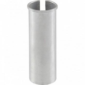 Silver Aluminum Seatpost Adapter 80mm, 27.2mm Internal, 30.9mm External, 10pcs - 1