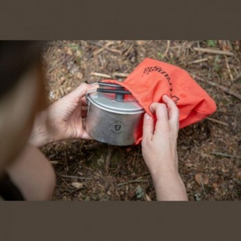 Taza T-Cup Ligera y Multifuncional con Asa Negra y Tapa, Diseño Clásico Trangia - 4