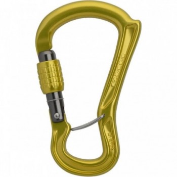 Lime Safety Carabiner with Screwgate Closure - Standard Screwgate - 1