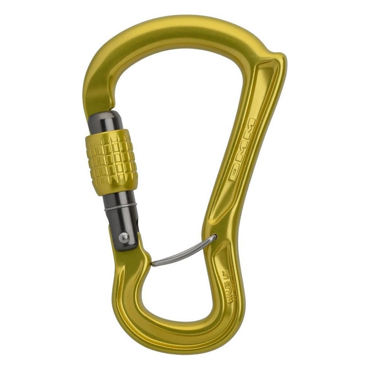 Lime Safety Carabiner with Screwgate Closure - Standard Screwgate - 1