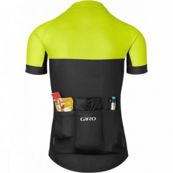 Maillot de Cyclisme Estival Chrono Jaune/Noir XL - Confort et Performance - 4