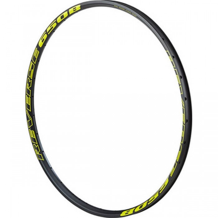 Aro Reverse 650b AM/EN Dextro de Aluminio Negro/Amarillo - 32 Agujeros, Tubeless Ready, Freno de Disco - 1