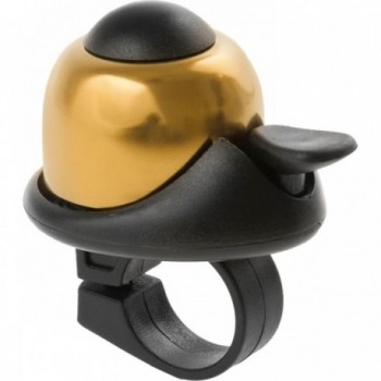 M-Wave Mini Bell Gold and Black for Aluminum and Plastic Handlebars - 1