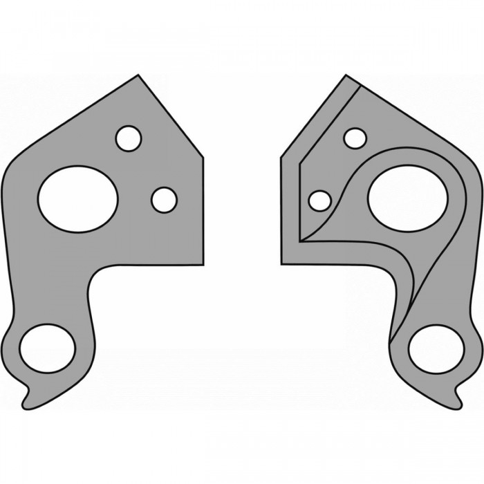 Kross DP-28 Derailleur Hanger CNC Aluminum for 2016-2017 Models: Compatible with Dust & Soil - 1