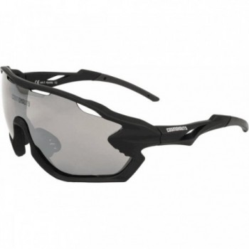 Apollo 13 Black Sports Glasses with Revo Silver Lenses and UV Protection - 2