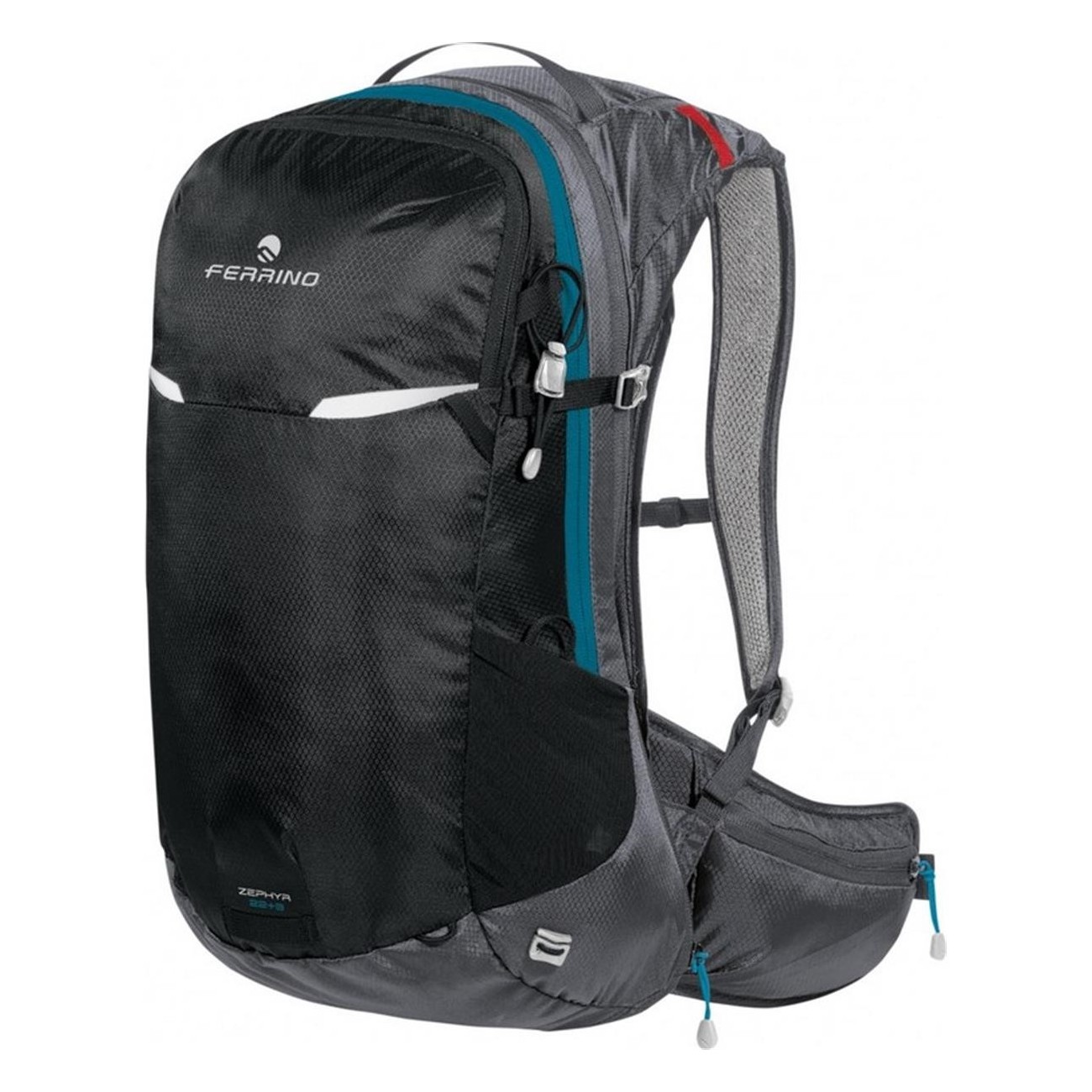 Mochila Zephyr 22+3L Negra para Trekking con Funda - 1