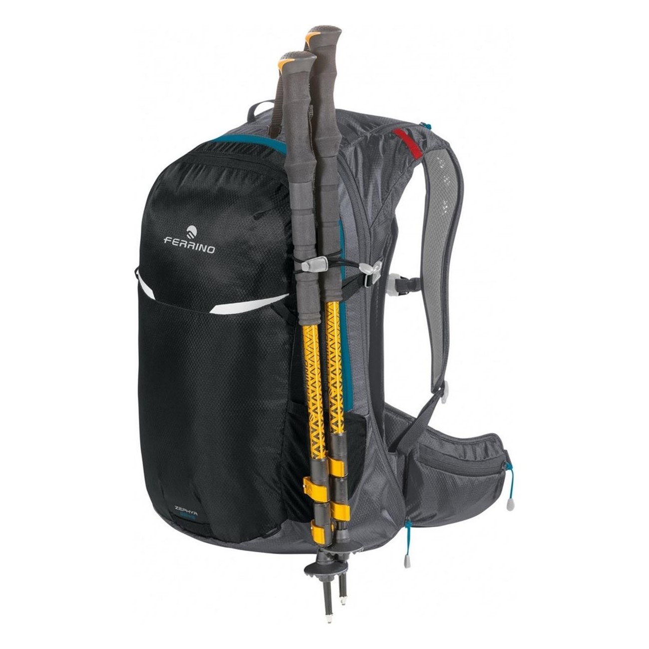 Mochila Zephyr 22+3L Negra para Trekking con Funda - 5