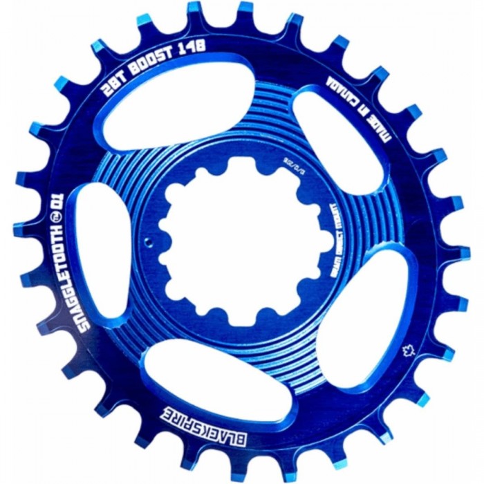 Corona Ovale 30 Denti Blu per MTB Sram Boost 11/12v con Tecnologia Snaggletooth - 1 - Corone e pignoni - 5055958005022