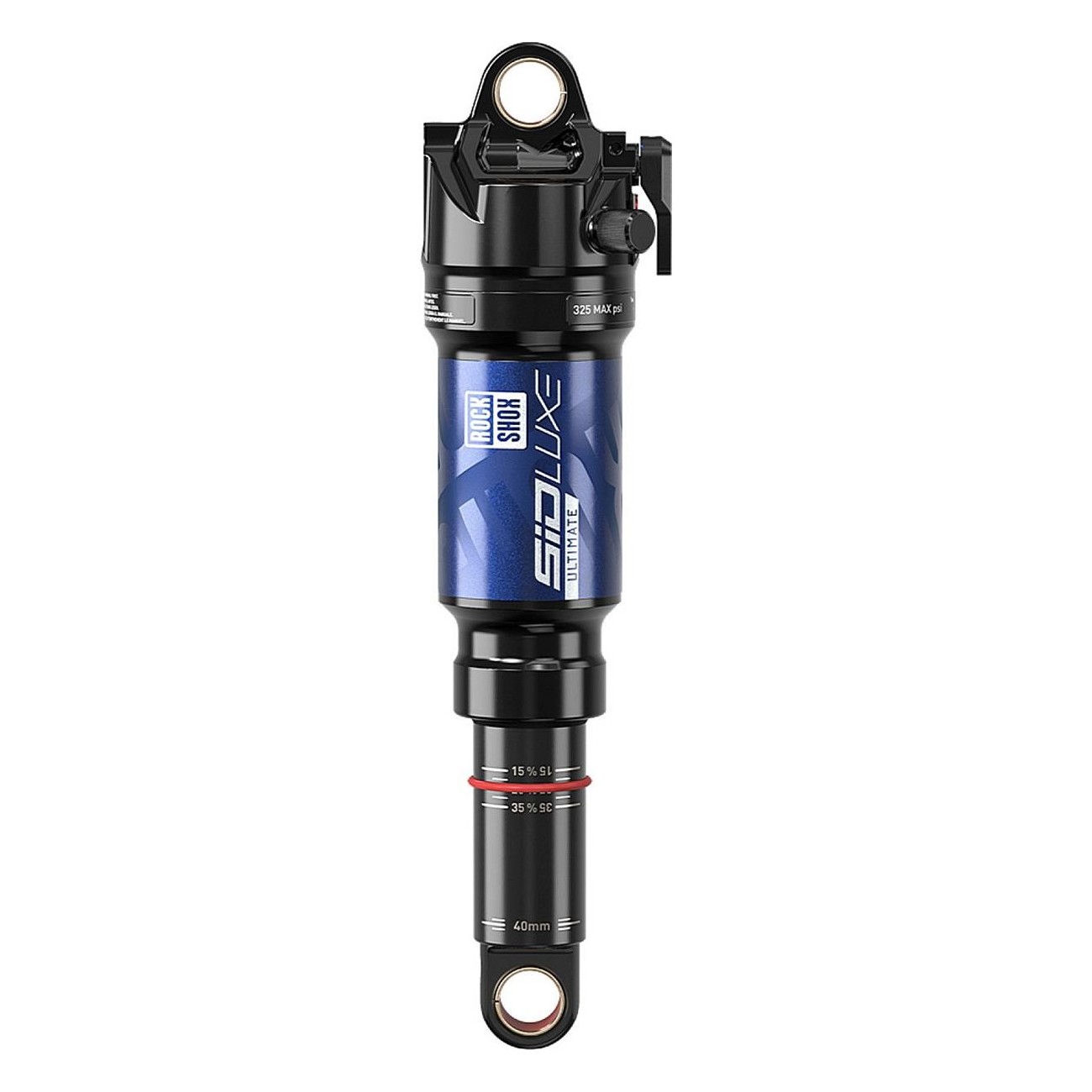 Ammortizzatore Rockshox SIDLuxe Ultimate 2P - Remote Outpull (190x40) Solo Air, Smorzamento XC, Reb85/Comp30 - 1 - Ammortizzator