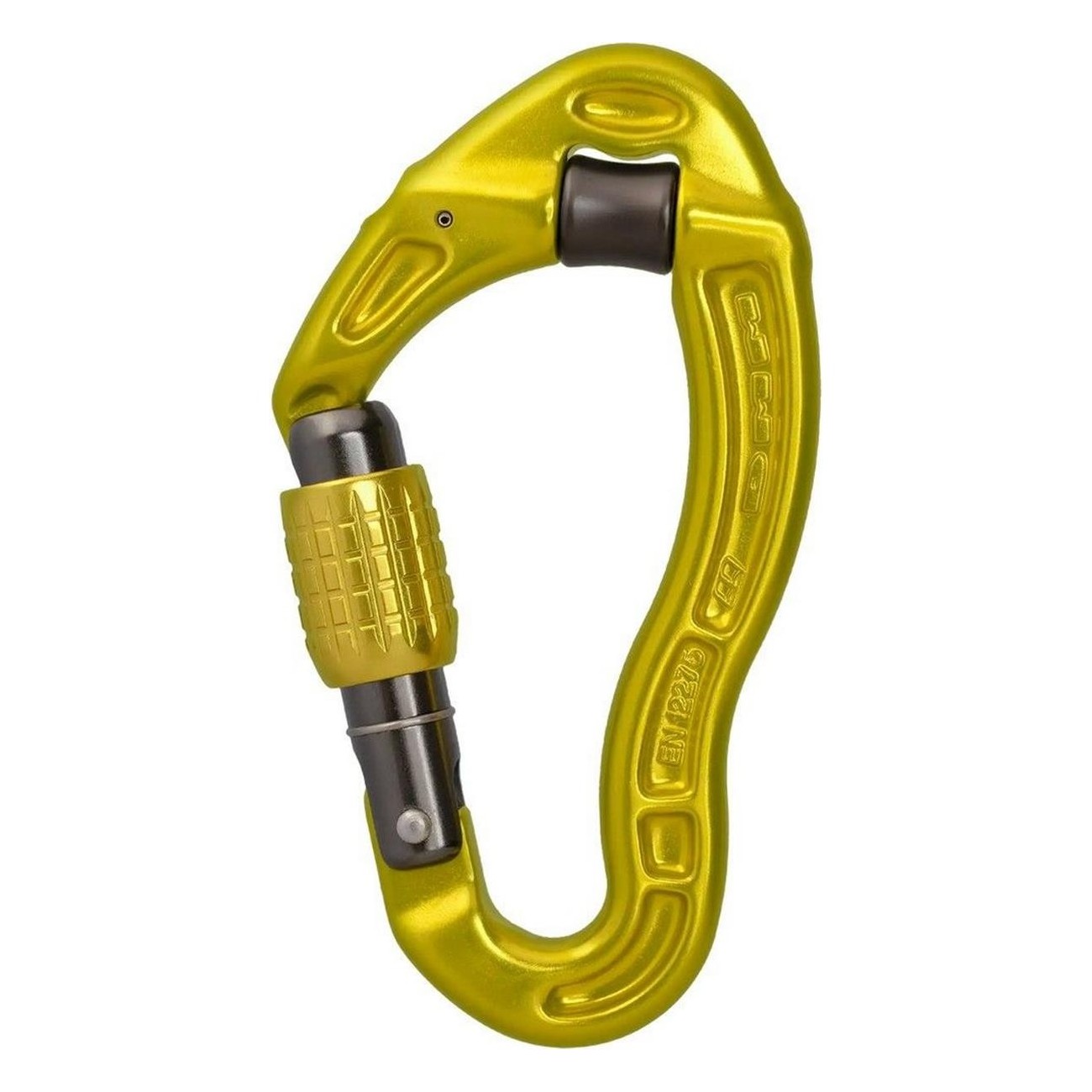 Revolver Lime Screwgate Carabiner with Tech-Table Lock and Pulley Wheel - 1