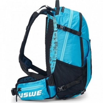 USWE Shred 25 Liter Rucksack Blau für Freeride und MTB mit No Dancing Monkey 2.0 - 3