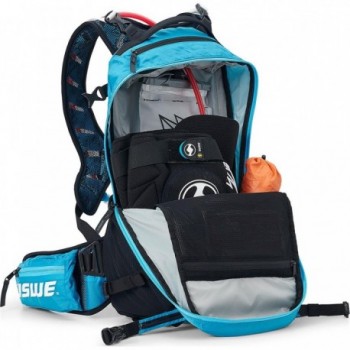 Mochila USWE Shred 25 Litros Azul para Freeride y MTB con Sistema No Dancing Monkey 2.0 - 6