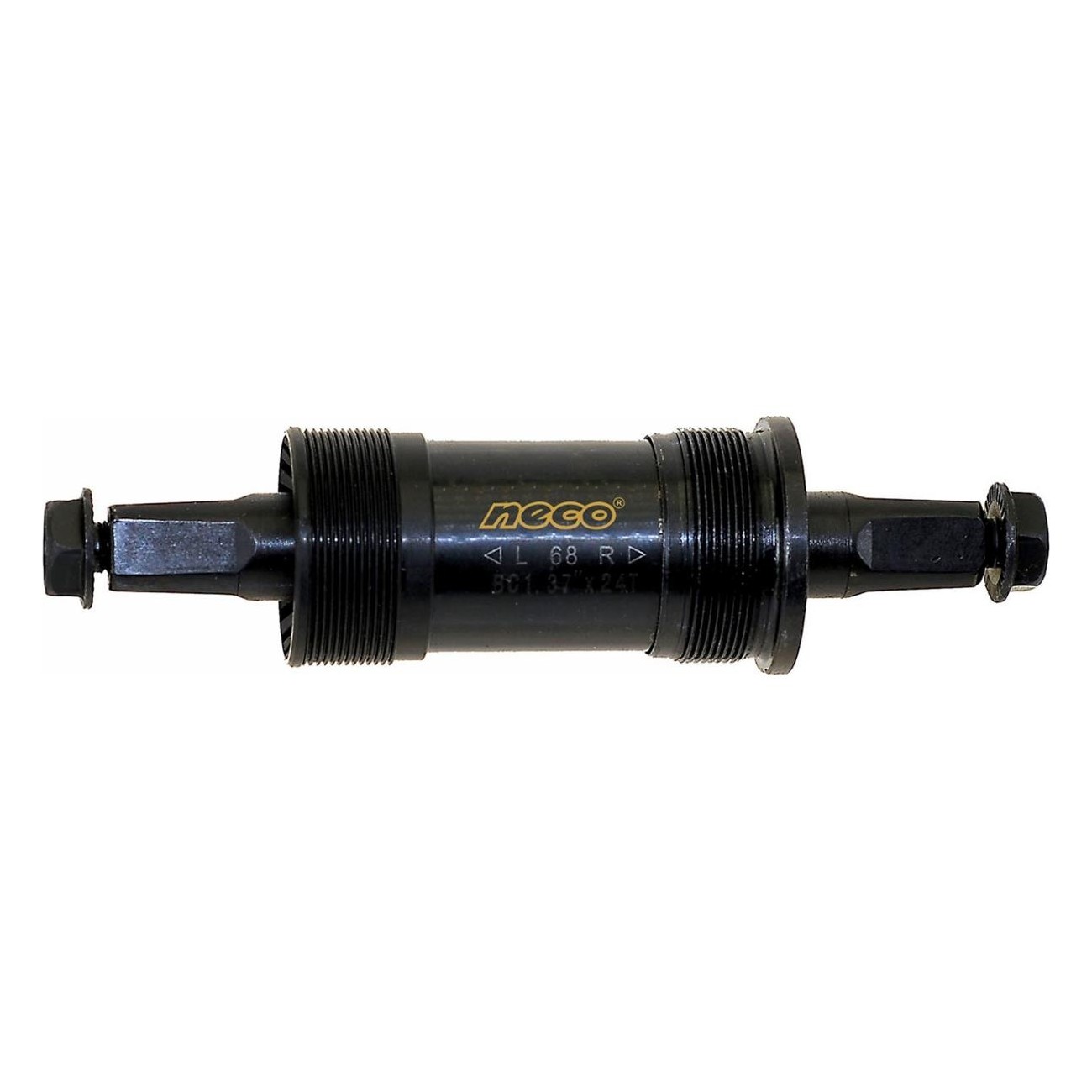 NECO 110.5 mm Bottom Bracket with Nylon Shells and Compact Bearing - 1