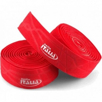 Cinta de Manillar Smootape Granfondo Roja 35x1800mm EVA con Tapón Negro - 1