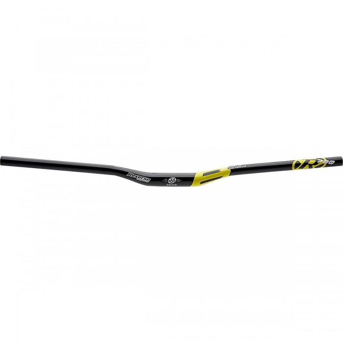 Guidon Reverse 790mm Ø31,8mm avec Rise 18mm en Aluminium 7075 Noir/Jaune - 1