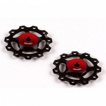 Puleggia in Ceramica Nera per Deragliatori 9/10/11 Velocità - Compatibile Shimano e SRAM - 1 - Pulegge - 4712910908159