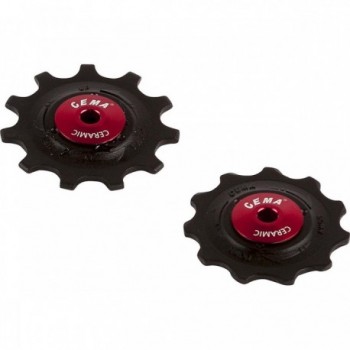 Puleggia in Ceramica Nera per Deragliatori 9/10/11 Velocità - Compatibile Shimano e SRAM - 2 - Pulegge - 4712910908159