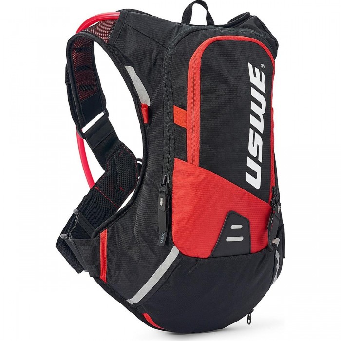 Uswe Hydro 8L MTB Backpack Red with No Dancing Monkey 1.2 System - 1