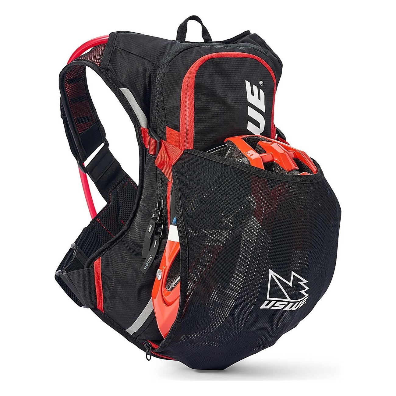 MTB Rucksack Uswe Hydro 8 Liter Rot mit No Dancing Monkey 1.2 System - 4