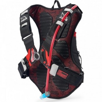 MTB Rucksack Uswe Hydro 8 Liter Rot mit No Dancing Monkey 1.2 System - 5