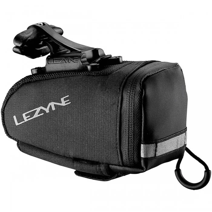 Borsa da Sella Lezyne Caddy M Nera con Sistema di Montaggio a Sgancio Rapido QR - 1 - Borse e bauletti - 4712805978342