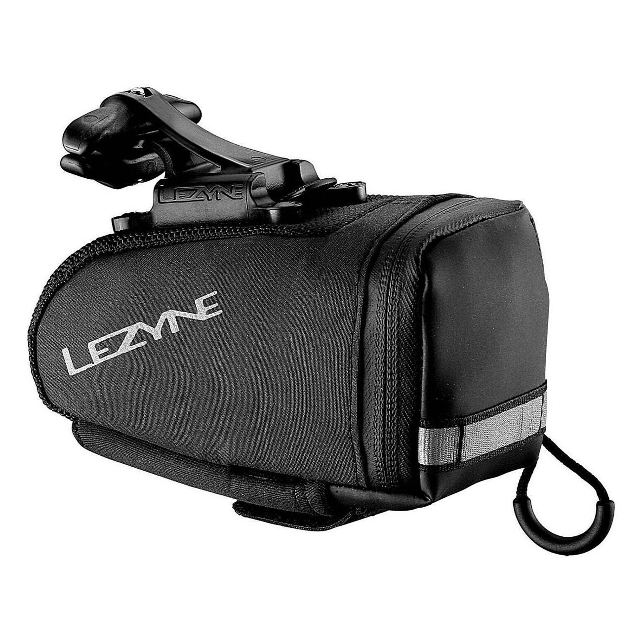 Borsa da Sella Lezyne Caddy M Nera con Sistema di Montaggio a Sgancio Rapido QR - 1 - Borse e bauletti - 4712805978342