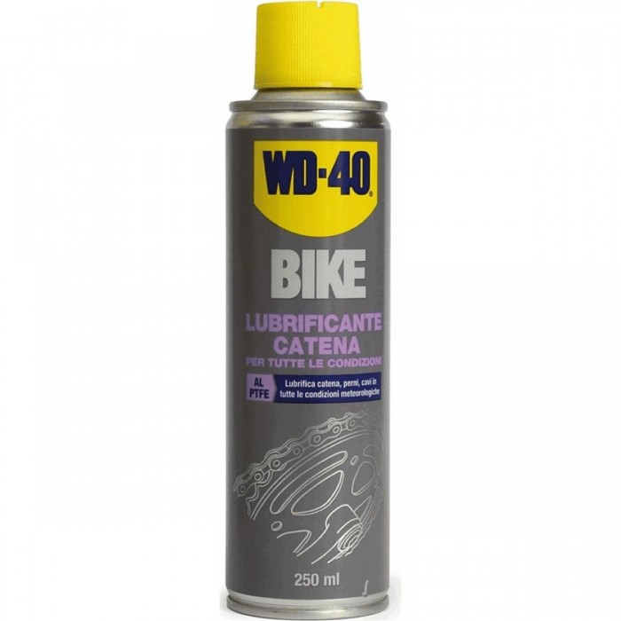 PTFE Chain Lubricant 250ml for Bikes - Excellent in All Weather Conditions - 1