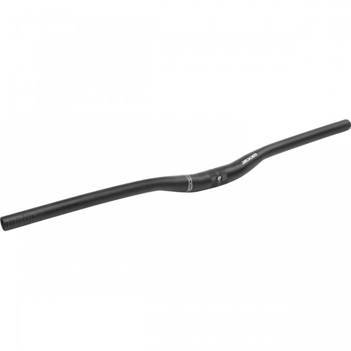 Guidon VTT Zoom en Aluminium Noir 720mm, 31.8mm, Rehausse 20mm, 9° - 1