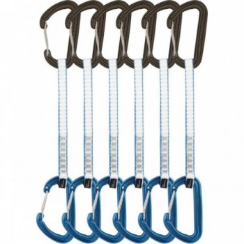 Set de 6 Dégaine Tech-Table Bleue 18cm avec Mousquetons Standards et Sling Dynatec Dyneema® 11mm - 1